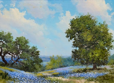 W. A. Slaughter, Bluebonnet Landscape