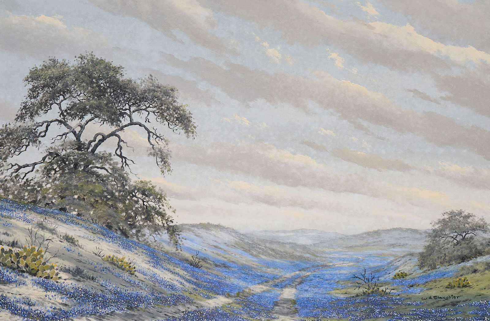 W. A. Slaughter, Bluebonnet Landscape (1 of 4)