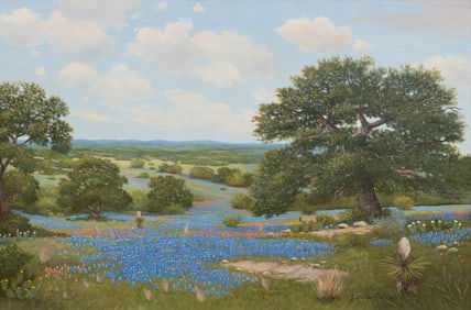 J. Luther Pollard, Bluebonnet Landscape
