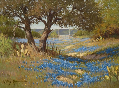 Joe G. Russell, Bluebonnet Landscape