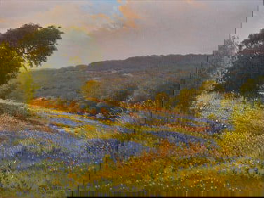 Jerry Ruthven, "Hillside Floral", 2002