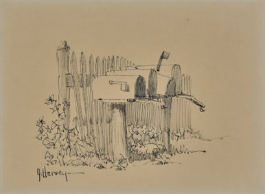 G. Harvey, Texas Mailbox, 1967