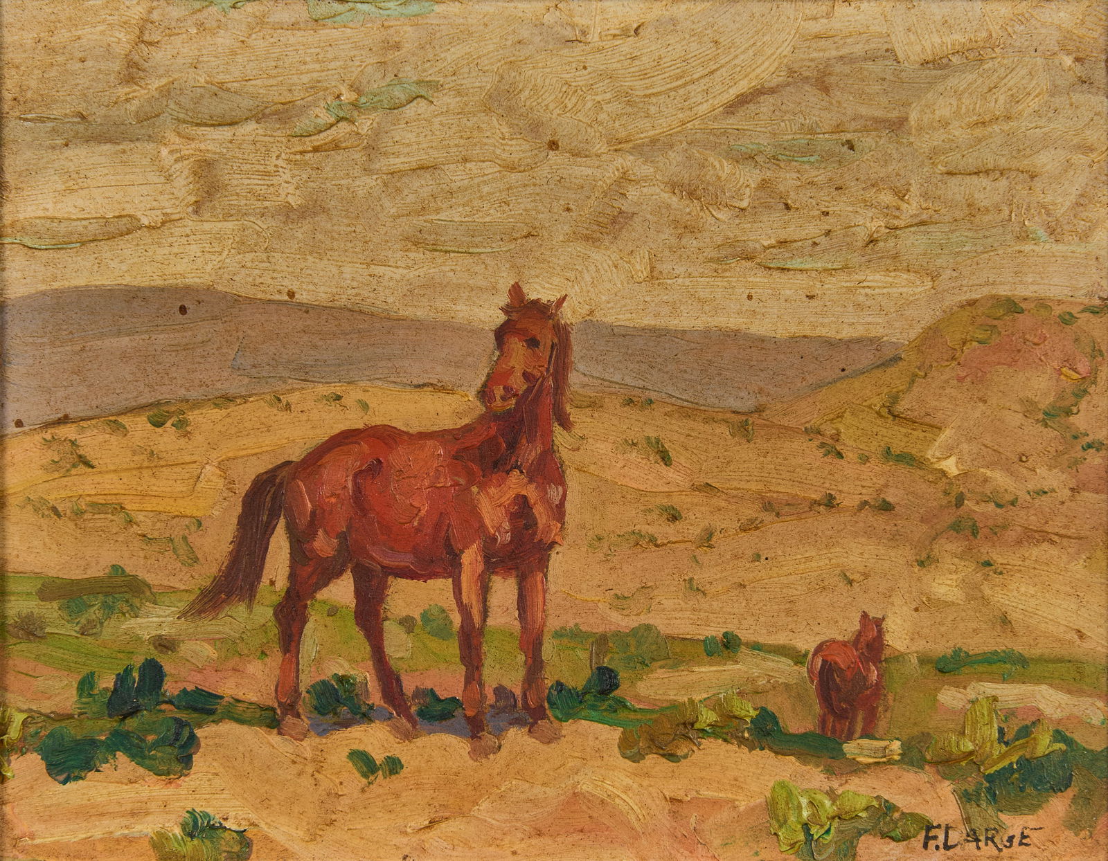 Fred Darge, Horses in Desert (1 of 4)