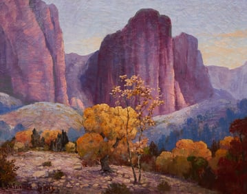 Frederick Jarvis, "Cliffs and Trees"