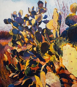 Janet Eager Krueger, Large Cactus Scene