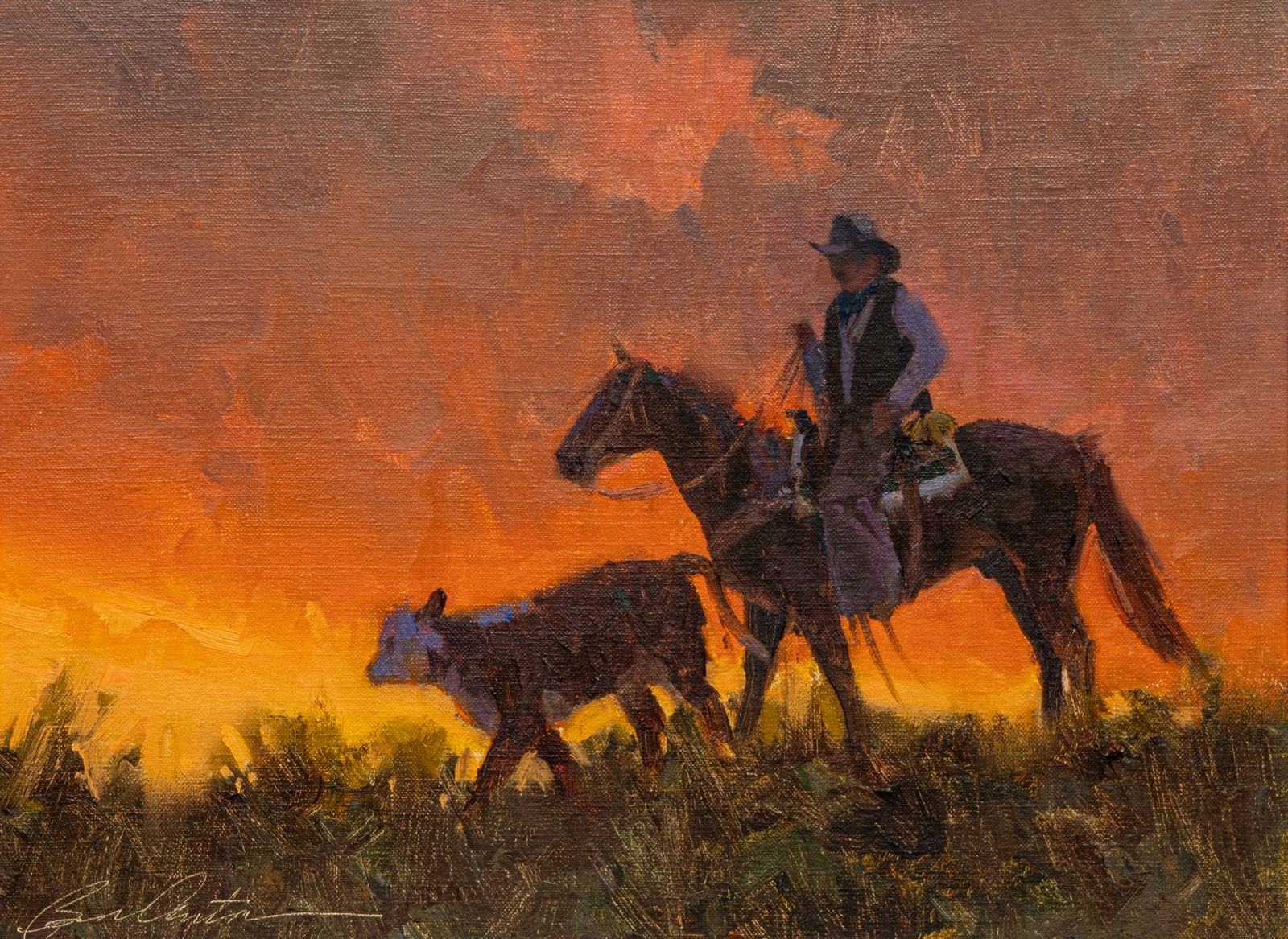 Bill Anton, "Ranch Silhouette" (1 of 5)