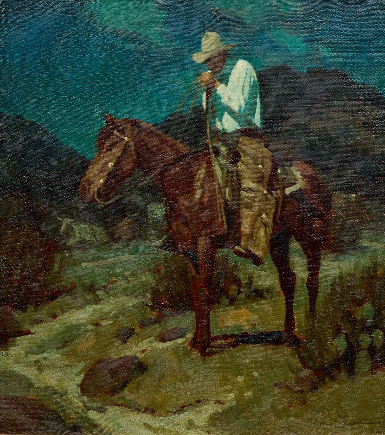 Bruce Greene, "Moonlit Serenade" (1 of 5)