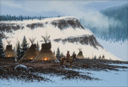 John Paul Strain, "Winter on the West Rim"