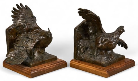 Sandy Scott, Quail Bookends, 2000