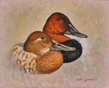 George Schwegmann, "Canvasback"