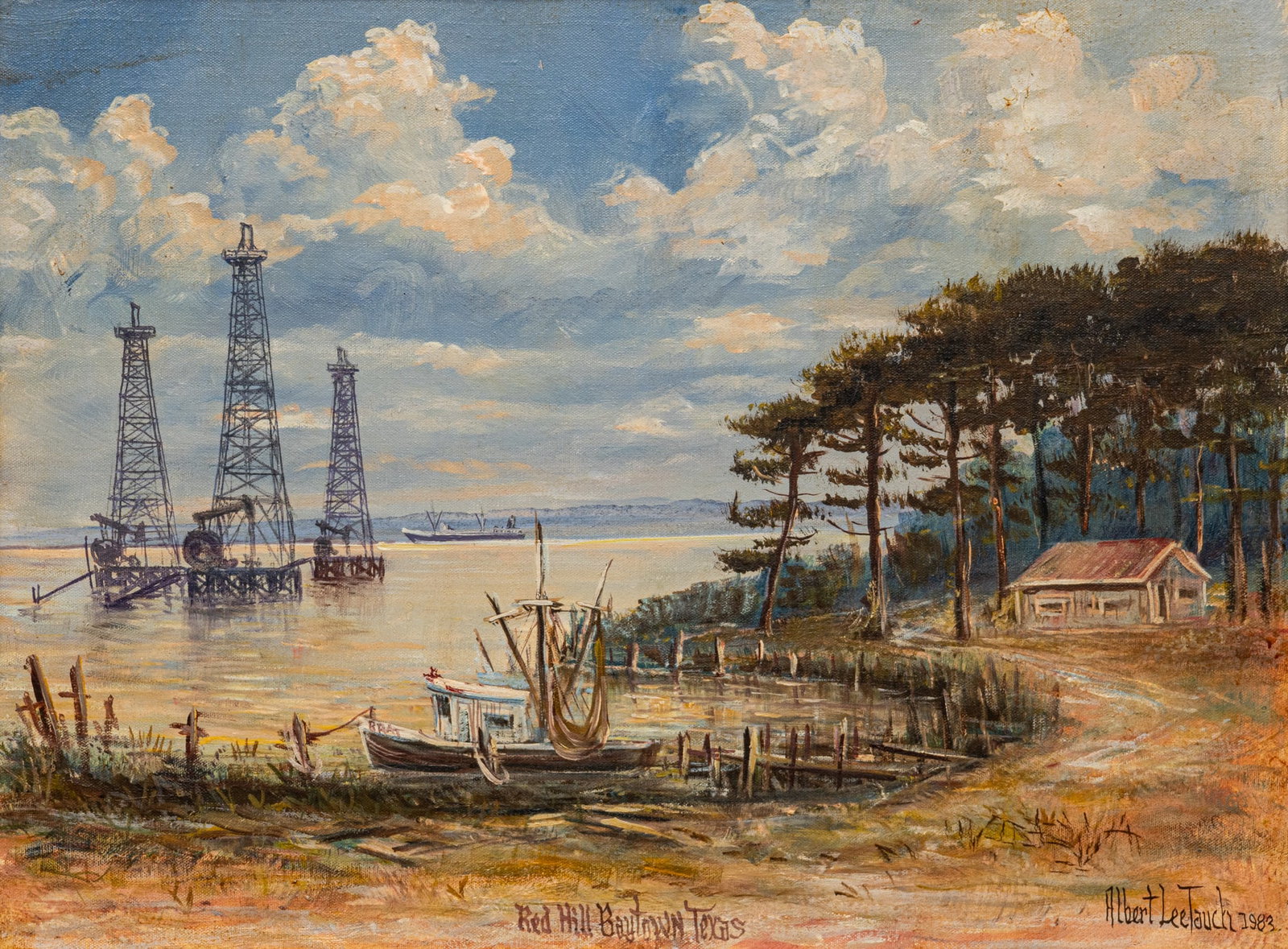 Albert Lee Tauch, "Red Hill, Baytown, Texas": Albert Lee Tauch