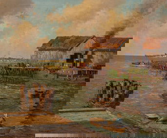 Porfirio Salinas, "The Bay of Corpus Christi", ca. 1940