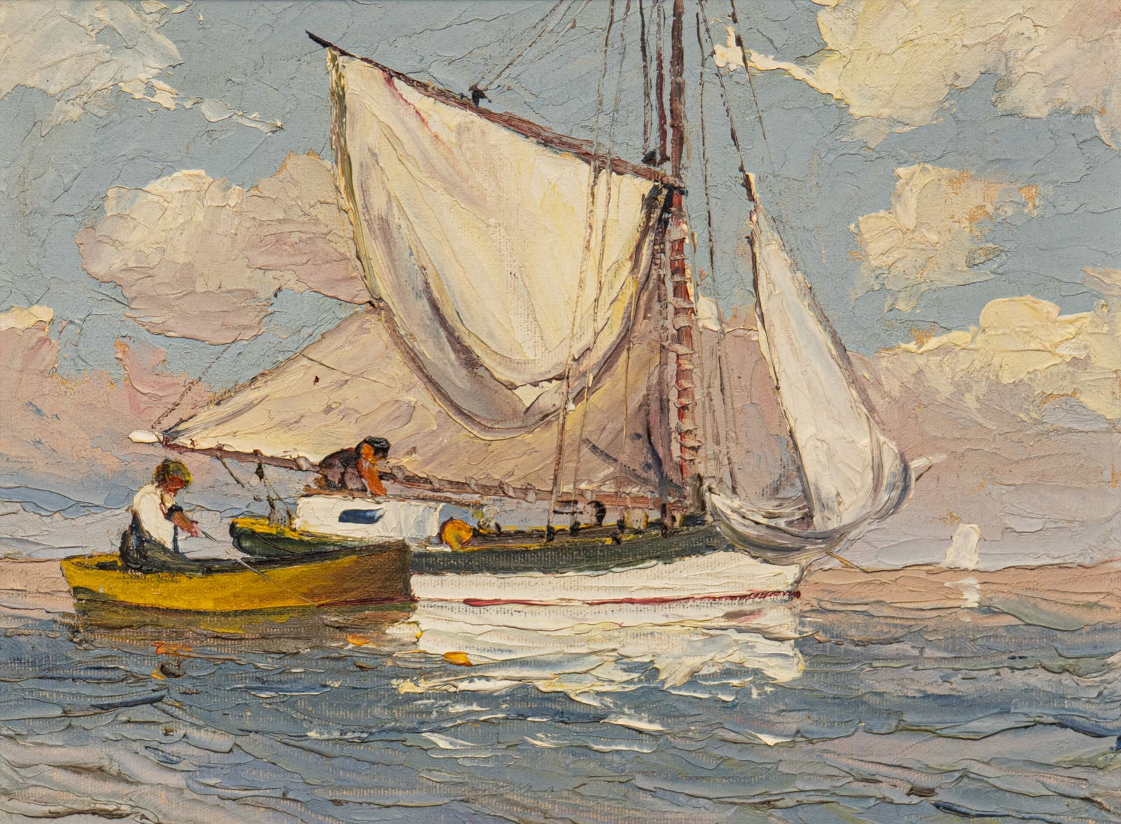 Paul Schumann, "Oyster Boats" (1 of 4)