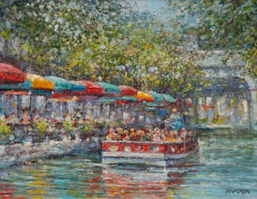 Robert Hamman, "Riverwalk Reflections"
