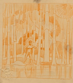 Olin Travis, Forest with Figure