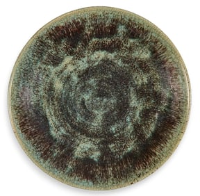 Harding Black, Celadon Oilspot Bowl, 1948