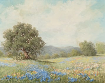 Hazel Massey, Bluebonnet Landscape