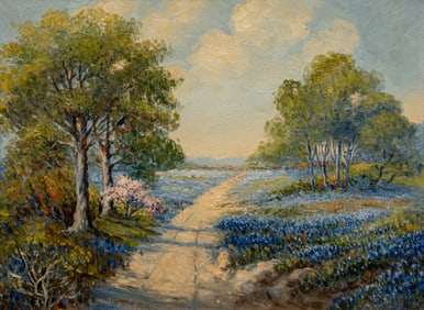 Rose Driver, Bluebonnet Scene