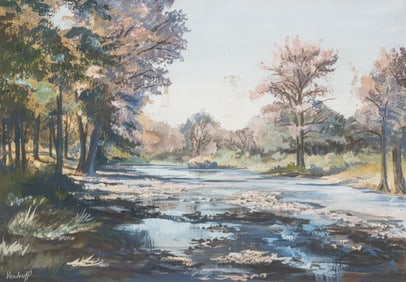 Olive Vandruff, "On the Medina River"