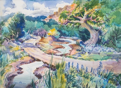 Warren Cullar, "Willow City Loop Road"