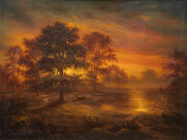 D. R. Parker, "At Sunset"