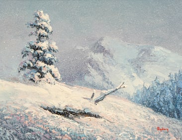 Dalhart Windberg, Snowy Mountainside
