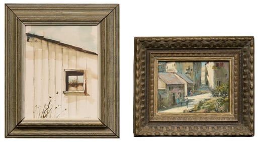 (2) Early Texas Paintings