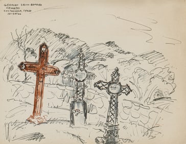 Bill Markowski, "German Iron Crosses, Castroville"