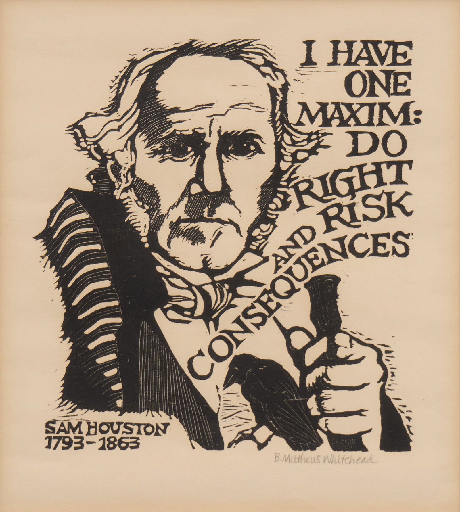 B. Matheus Whitehead, Sam Houston Print (1 of 4)