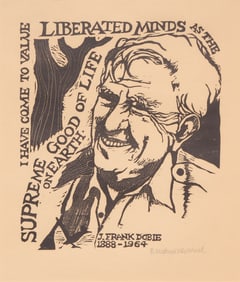 B. Matheus Whitehead, J. Frank Dobie Print