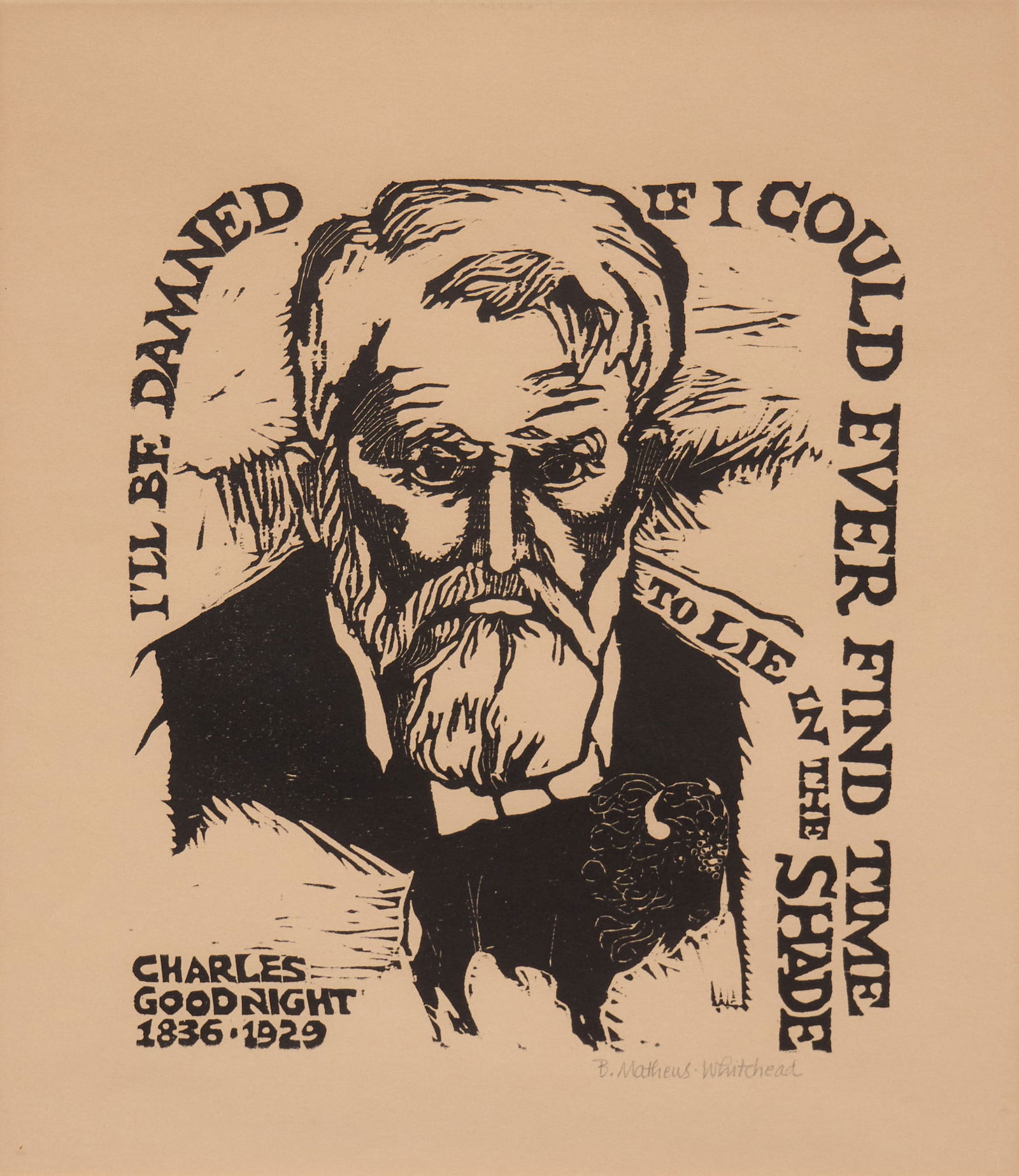 B. Matheus Whitehead, Charles Goodnight Print (1 of 4)