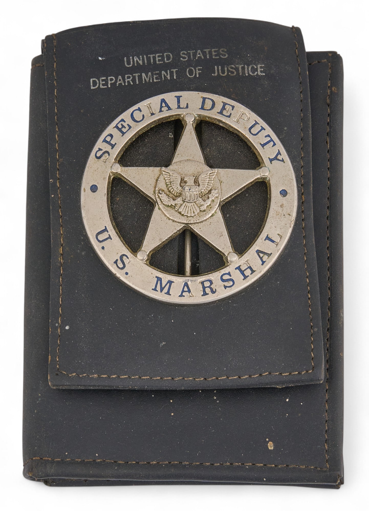 Special Deputy U.S. Marshal Badge with Leather Case (1 of 8)