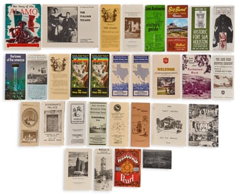 Group of Historic San Antonio Pamphlets