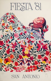 Jesse Trevino, Fiesta 1981 Poster