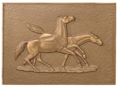 Alamo Iron Works, Running Horses Plaque