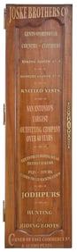 Architectural Door with Joske Brothers (San Antonio, Texas) Advertising, C. 1800s