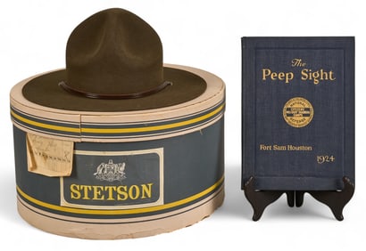 1924 Hat and "The Peep Sight" Fort Sam Houston
