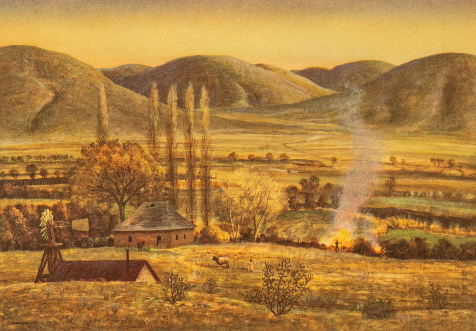 Peter Hurd, "The Bonfire": Peter Hurd (New