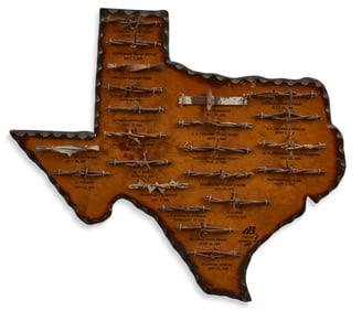 Early Texas Barbed Wire Display