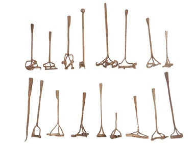 Collection of (17) Branding Irons