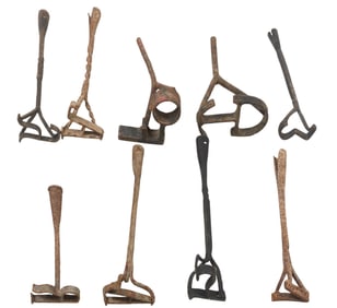 Collection of (9) Branding Irons