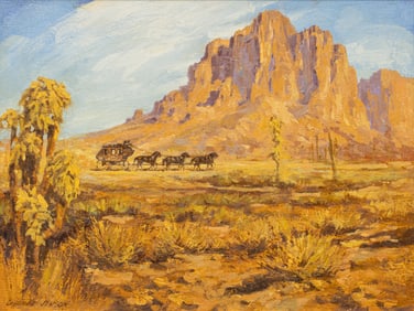 George Jenson, Stagecoach in the Desert