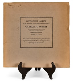 Limited Edition C.M. Russell Print Portfolio