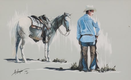 Armando Hinojosa, Cowboy and Horse