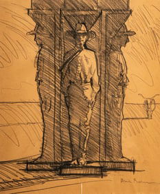 Brad Braune, Study for Cowboy Monument