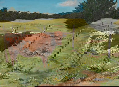 Brian Drake, Longhorn Painting
