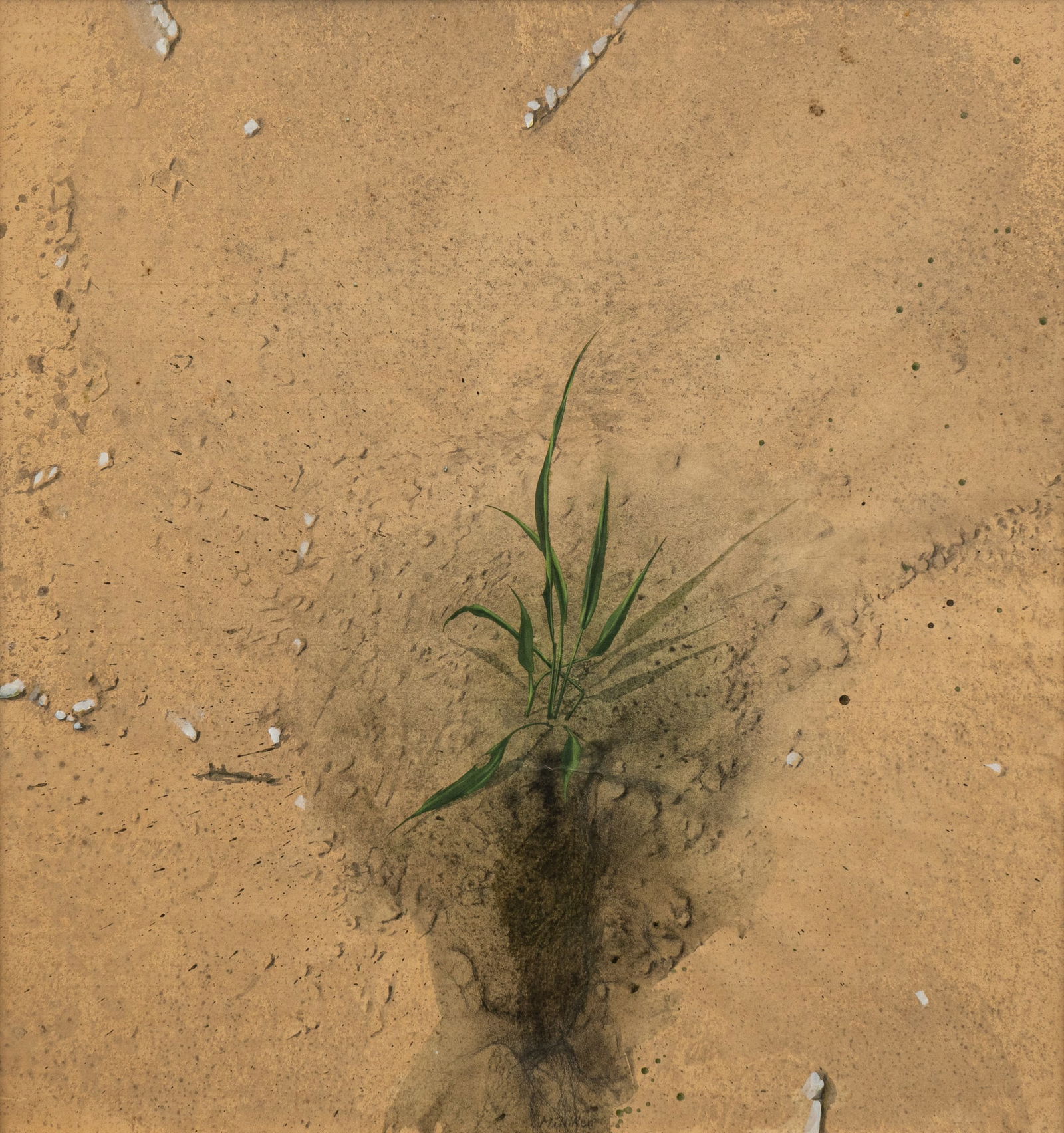 Gibbs Milliken, "Symbol of Growth": Gibbs Milliken (Texas, b. 1935), "Symbol of Growth", 1971, acrylic polymer tempera on panel sight: 26 in. x 24 in., frame: 27.5 in. x 25.5 in. Provenance: Property from the personal est