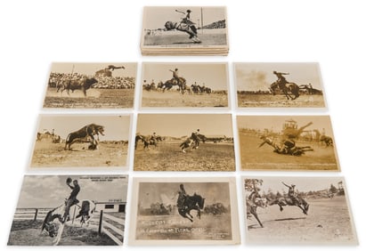 (44) Cowboy and Rodeo Postcards