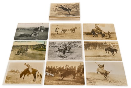 (50) Cowboy and Rodeo Postcards