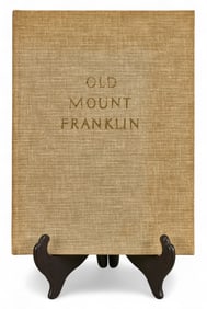 Signed Copy of Old Mountain Franklin